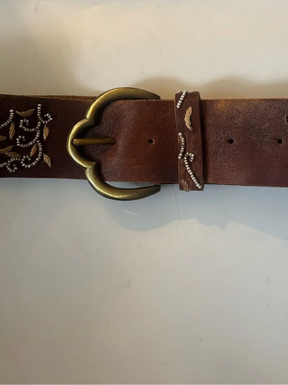 Betsey Johnson brown leather